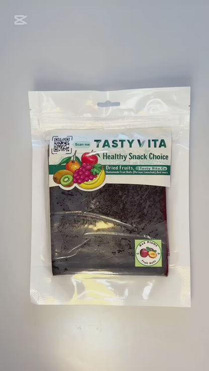 Red Plum Fruit leather (Persian Lavashak) |250g| لواشک آلو شابلون