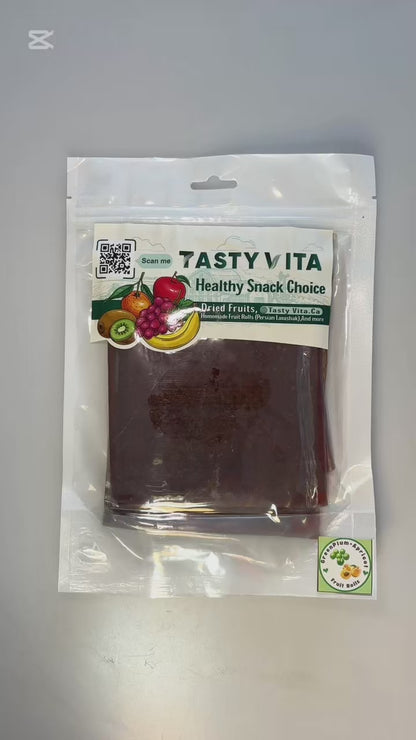 Mix of Green Plum & Apricot Lavashak (Sweet–Sour) |250g| لواشک میکس گوجه سبز و زردآلو