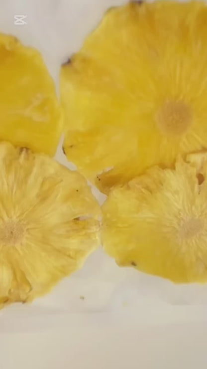 Dried Pineapple, Natural, No Sugar Added