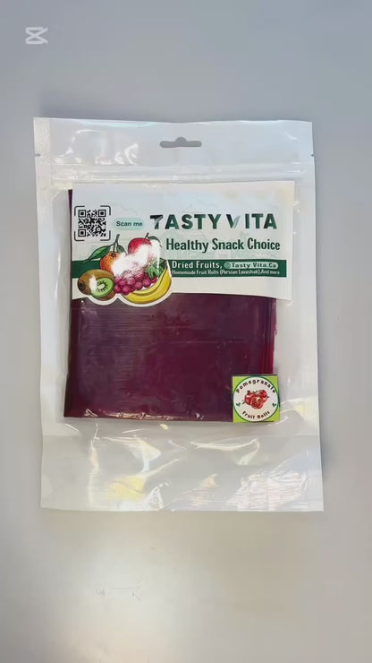 Pomegranate Fruit Rolls (Persian Lavashak) |250g| لواشک انار