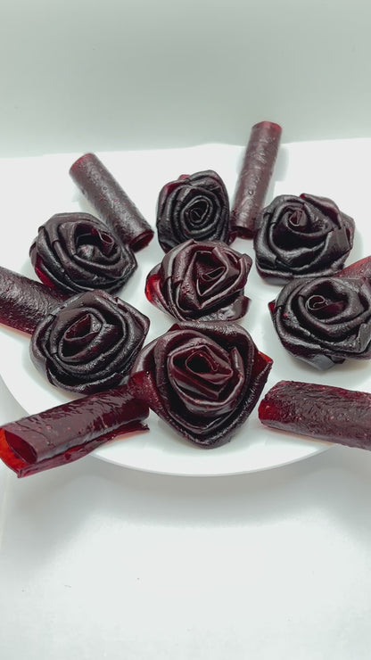 Mix of Blackberry-Sour Cherry Fruit Leather (Lavashak) لواشک میکس شاتوت-آلبالو