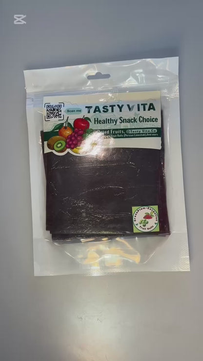 Mix of Green Plum & Cornelian Cherry Lavashak \Sour\ - 250g- لواشک میکس گوجه سبز و زغال اخته