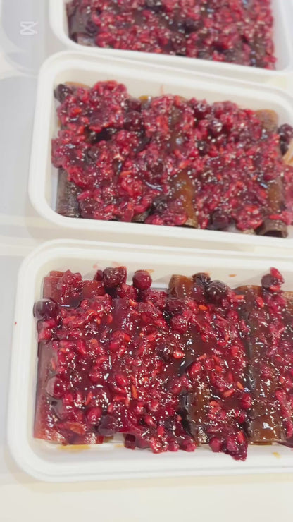 Sour Fruit Roll (Lavashak) with Sour Sauce