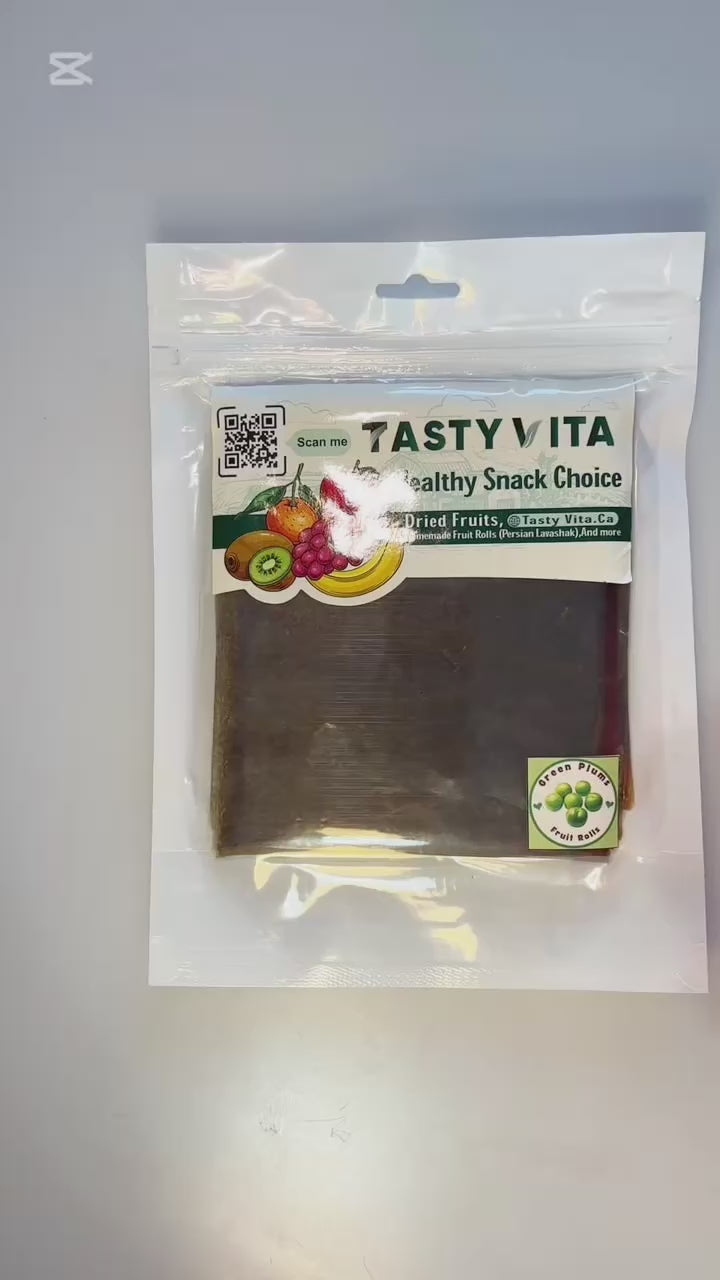 Green Plum Lavashak, Persian Fruit Leather 250g – Tasty Vita
