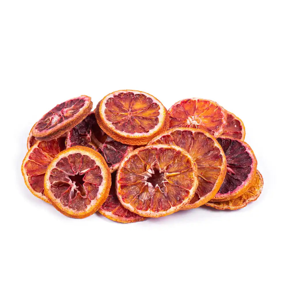 Natural Dried oranges, no sugar, healthy fruit snack in Canada & the US.Tasty Vita online store in Vancouver, dehydrated fruits, citrus, vegan, vegetarian treat.
