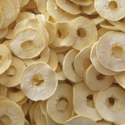 Natural Dried Apples, no-sugar healthy fruit snack, vegan/vegetarian tasty treat, additive-free dehydrated foods in Canada & the US. Tasty Vita store